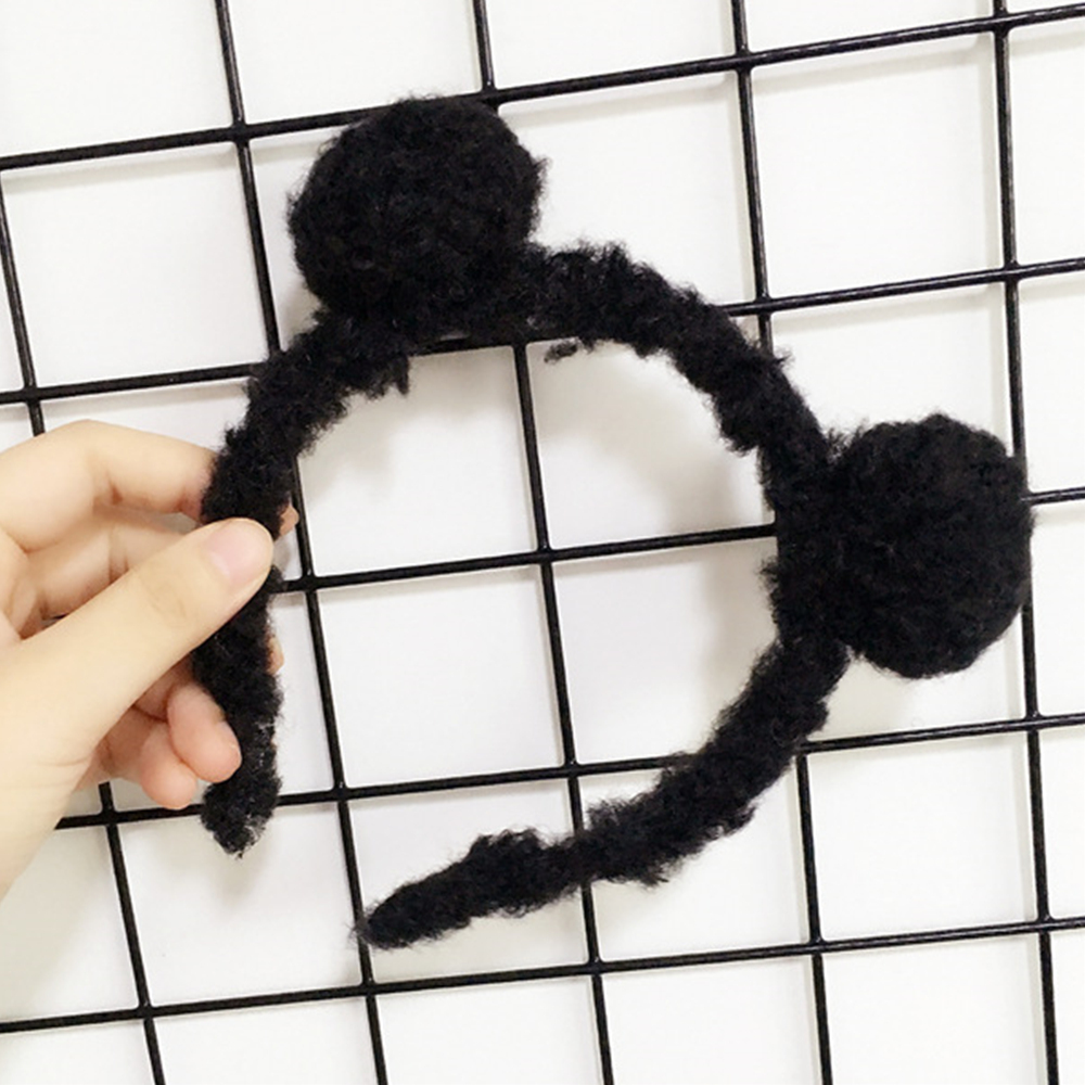 Hair Accessories Bear Headband Cute Pom-Form Hair 