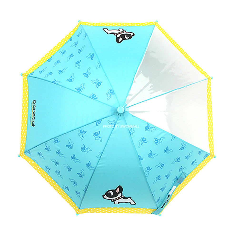 팬콧팬콧 팝바우 패턴 47 두폭POE 우산(블루)