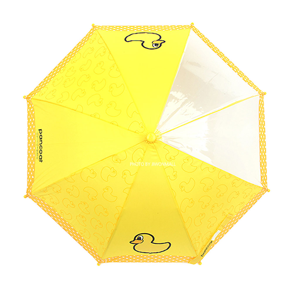 팬콧팬콧 팝덕 패턴 47 두폭POE 우산(옐로우)