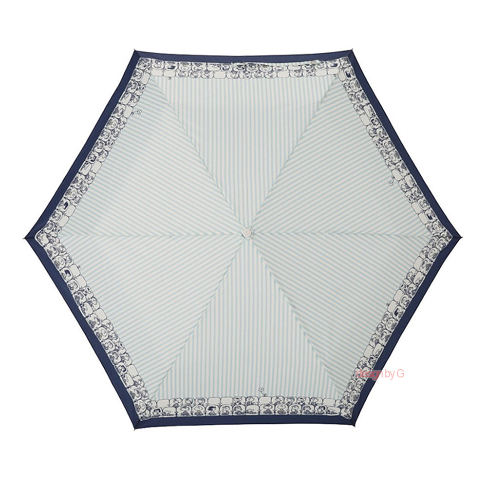 스누피스누피 자외선차단 3단 양산겸용 우산(스트라이프)(일) 접이우산