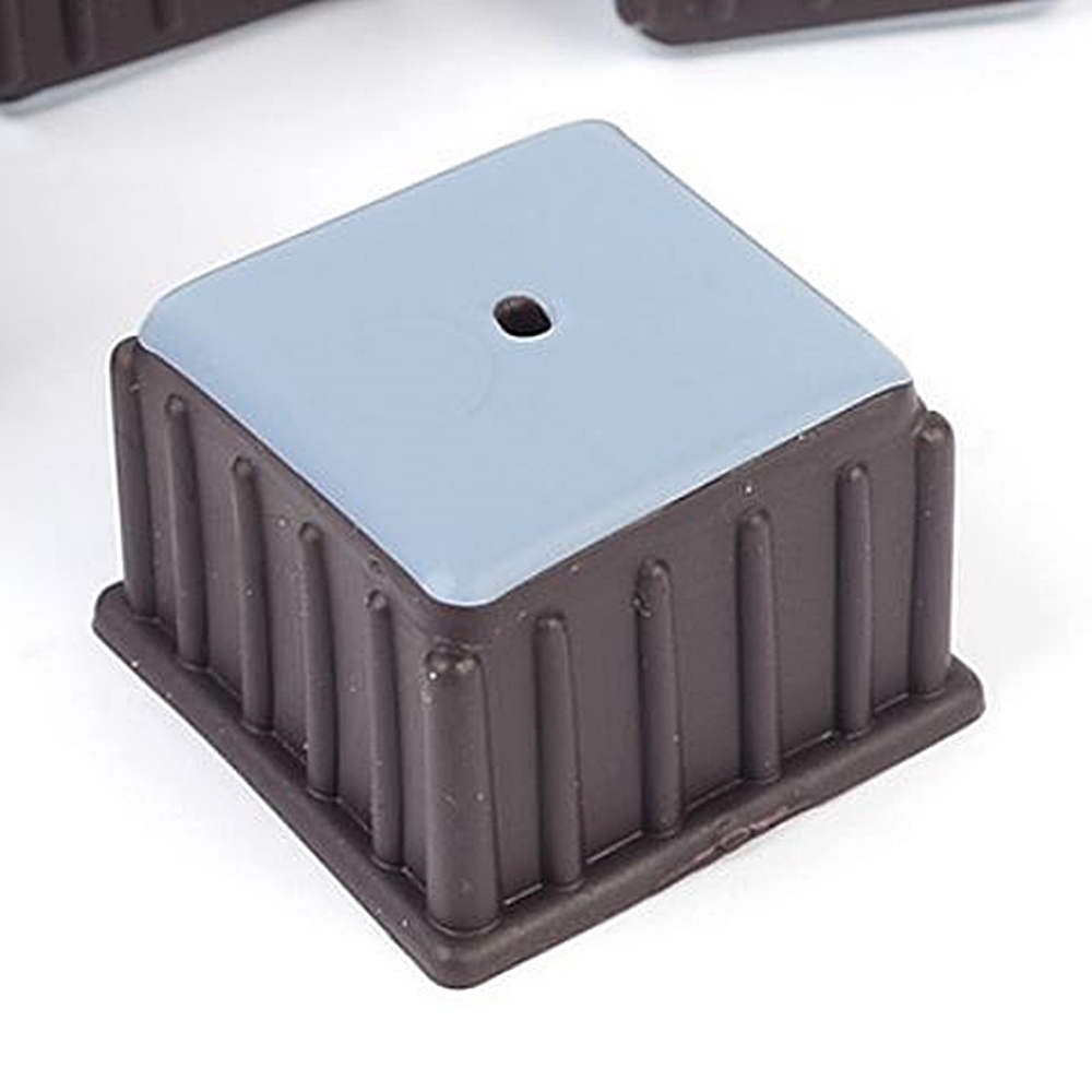 바닥 긁힘방지 식탁 의자캡 테프론 사각 식탁의자발커버 소음방지캡 의자 다리 패드 커버