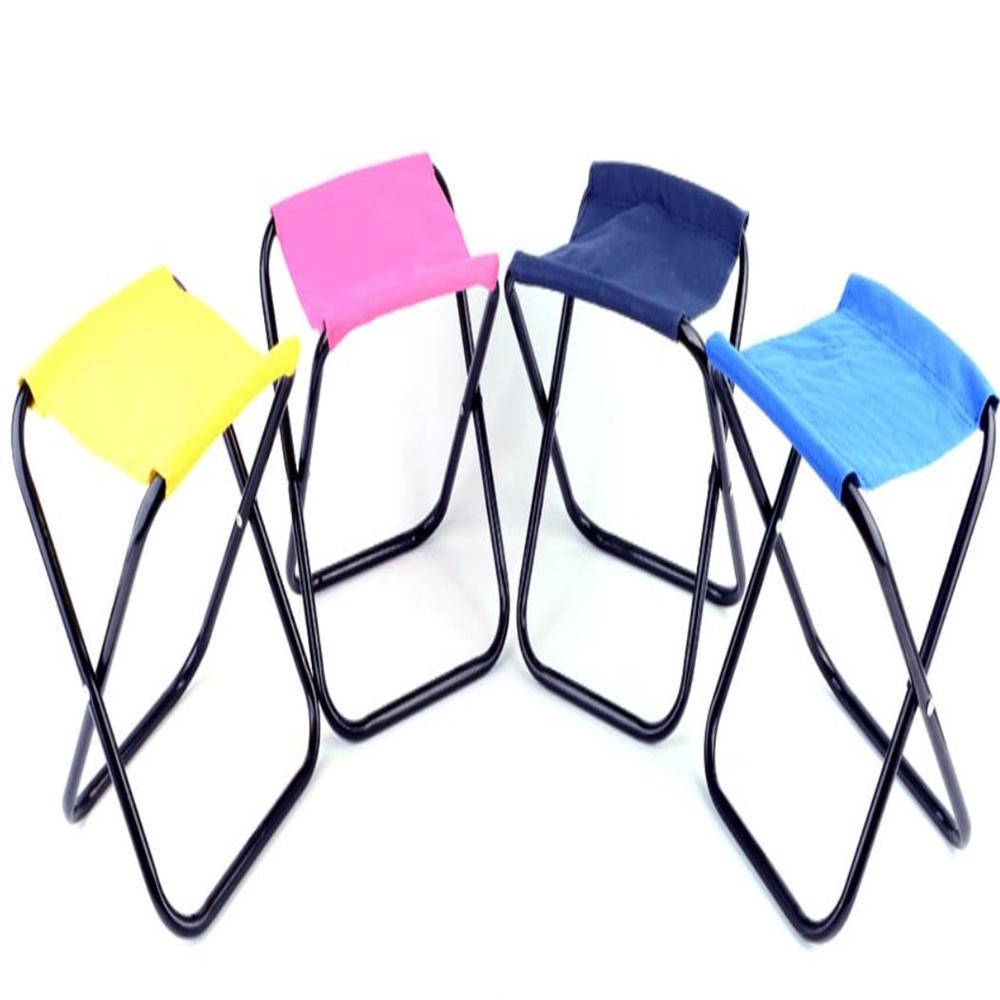 등산 낚시 캠핑 피크닉의자 접이식 휴대용 폴딩의자 일반 등받이형 간이의자 / 색상랜덤