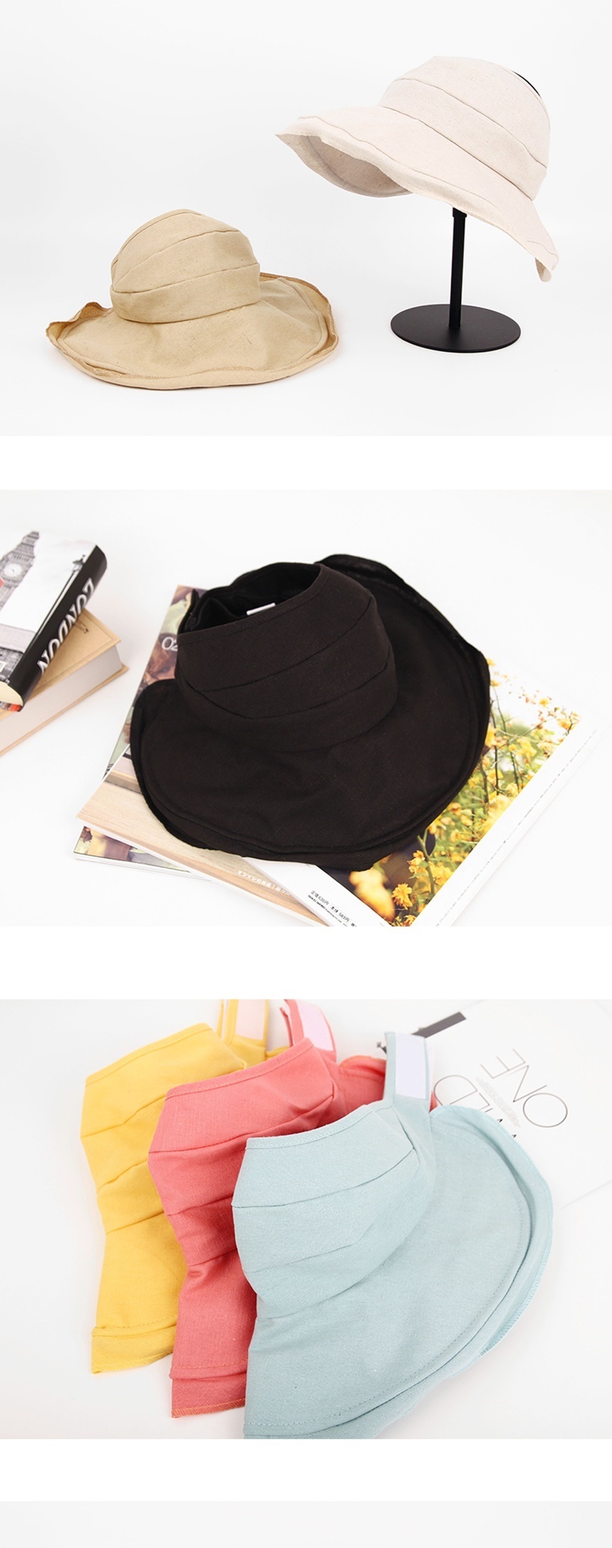 사계절플로피햇,데일리캐주얼모자,캠퍼스여자여성썬캡,등산낚시외출운동모자,커플여행나들이모자,햇빛자외선차단모자,꾸안꾸패션코디