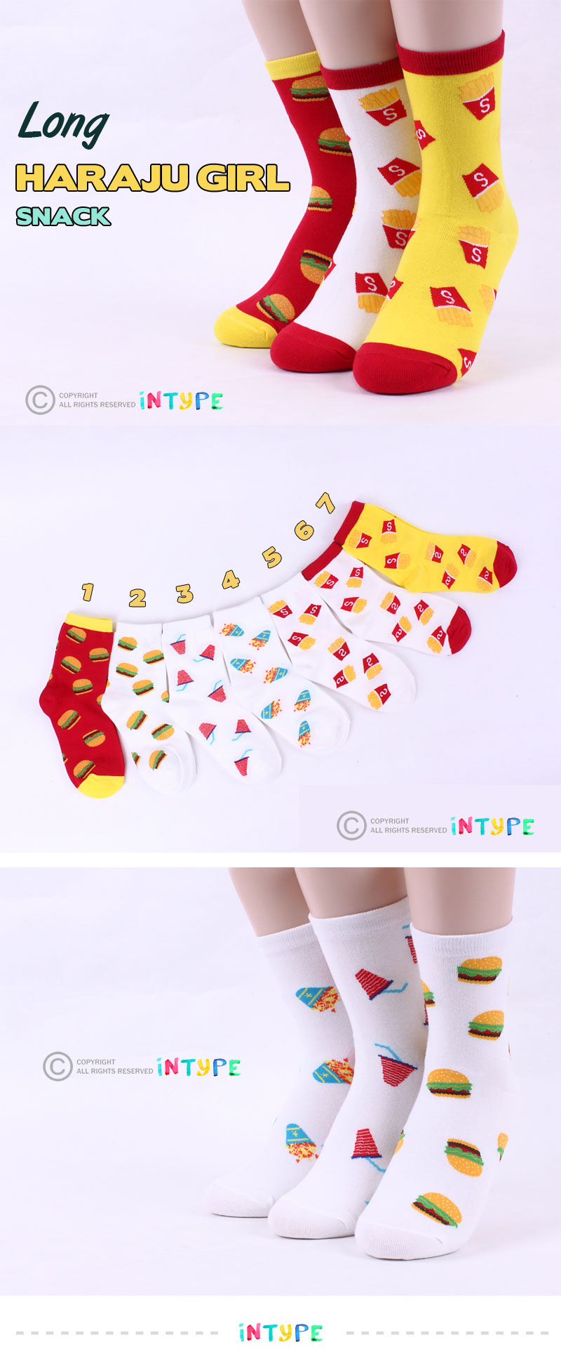 0Free gift Event [5+1 / 10+2 / 20+4 ] Korean Best selling socks updated