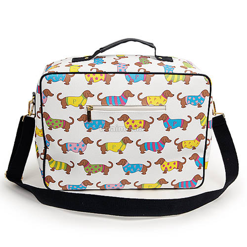 Dachshund Travel Shoulder Bag Wiener Sausage Dog Puppies Weekender Luggage Bags eBay