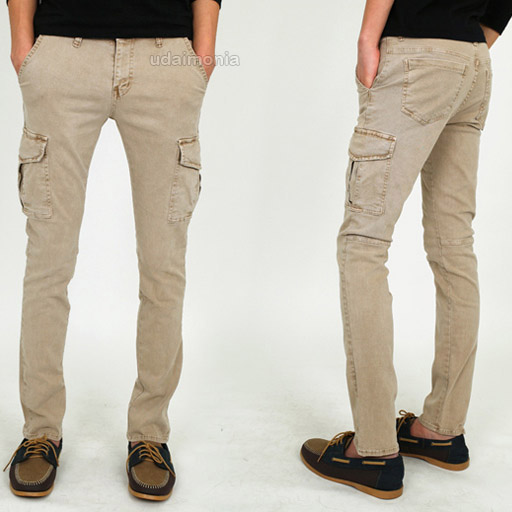 beige combat trousers