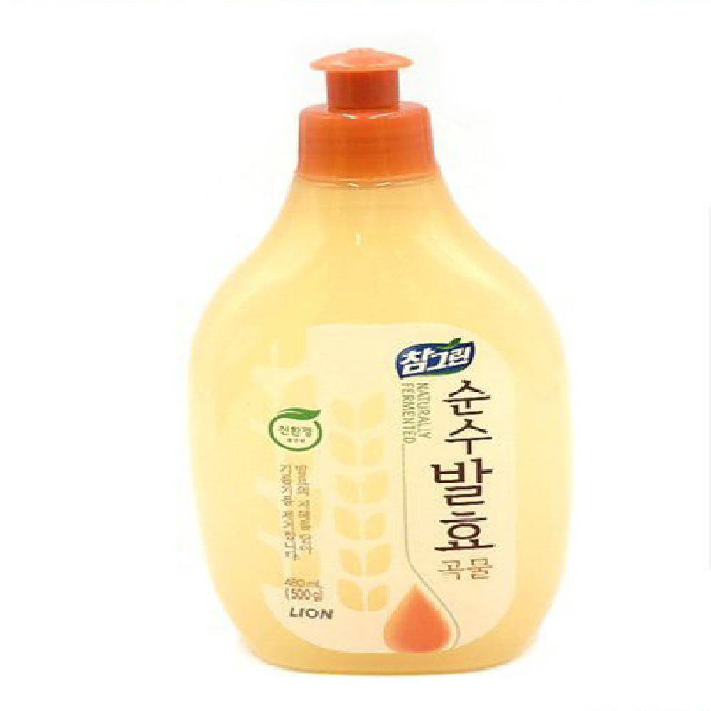 설거지세제 순수발효 곡물 500g 플라스틱용기 안전뚜껑1EA