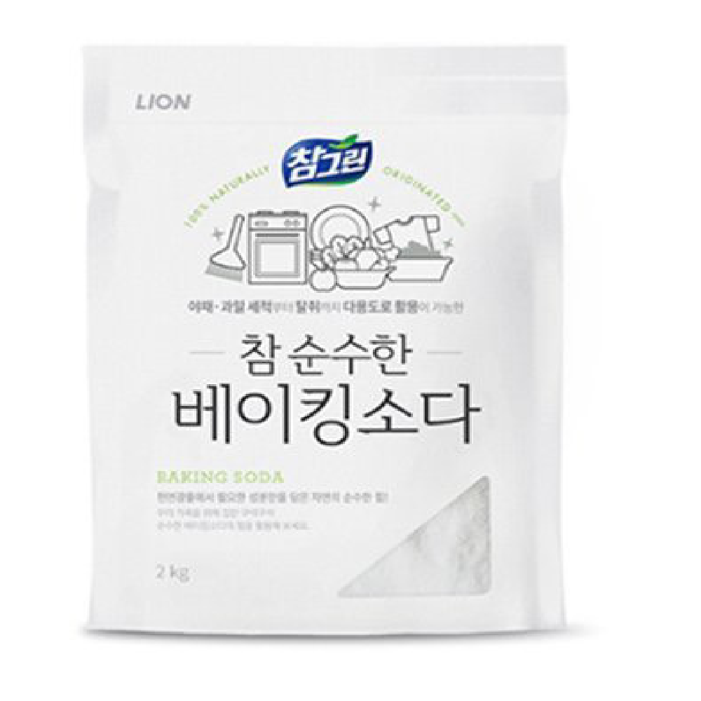 주방욕실세제분말 베이킹소다 야채과일세척 탈취 2kg 1EA