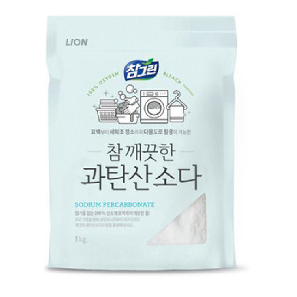 주방욕실세제분말 과탄산소다 세탁표백 삶은세탁 세탁조청소 1kg 1EA