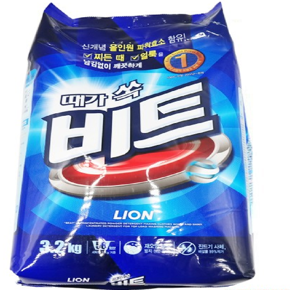 세탁세제분말 절약형 일반 통돌이용 포장 3.2Kg 1EA