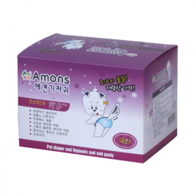 아몬스 애완동물 애견 기저귀 10매 초소형견용