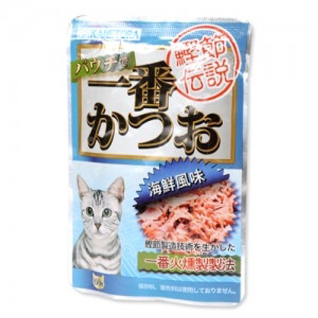 Dfav PMC 고양이 간식 카네토라 해물맛 파우치 60g