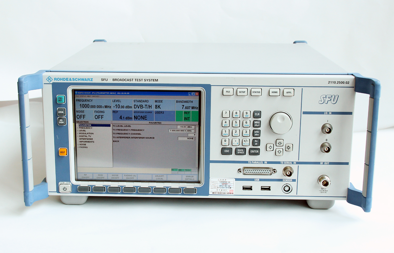 Broadcast Test System SFU #1015 - JOOYON TNS