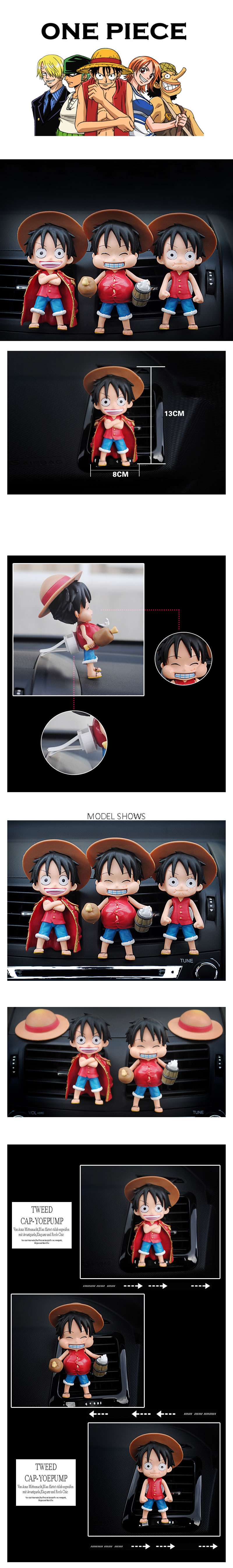 Car Air Freshener Free Shipping !! One Piece Luffy