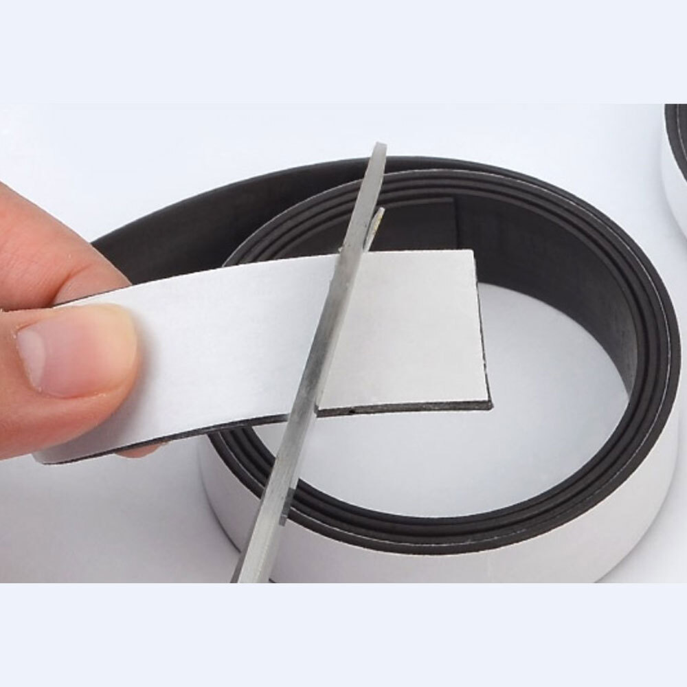 롤 자석 테이프 띠 자르는 줄 붙이는 고무 종이 전단지 스티커 잘라쓰는 접착식 접착 양면테이프 조각