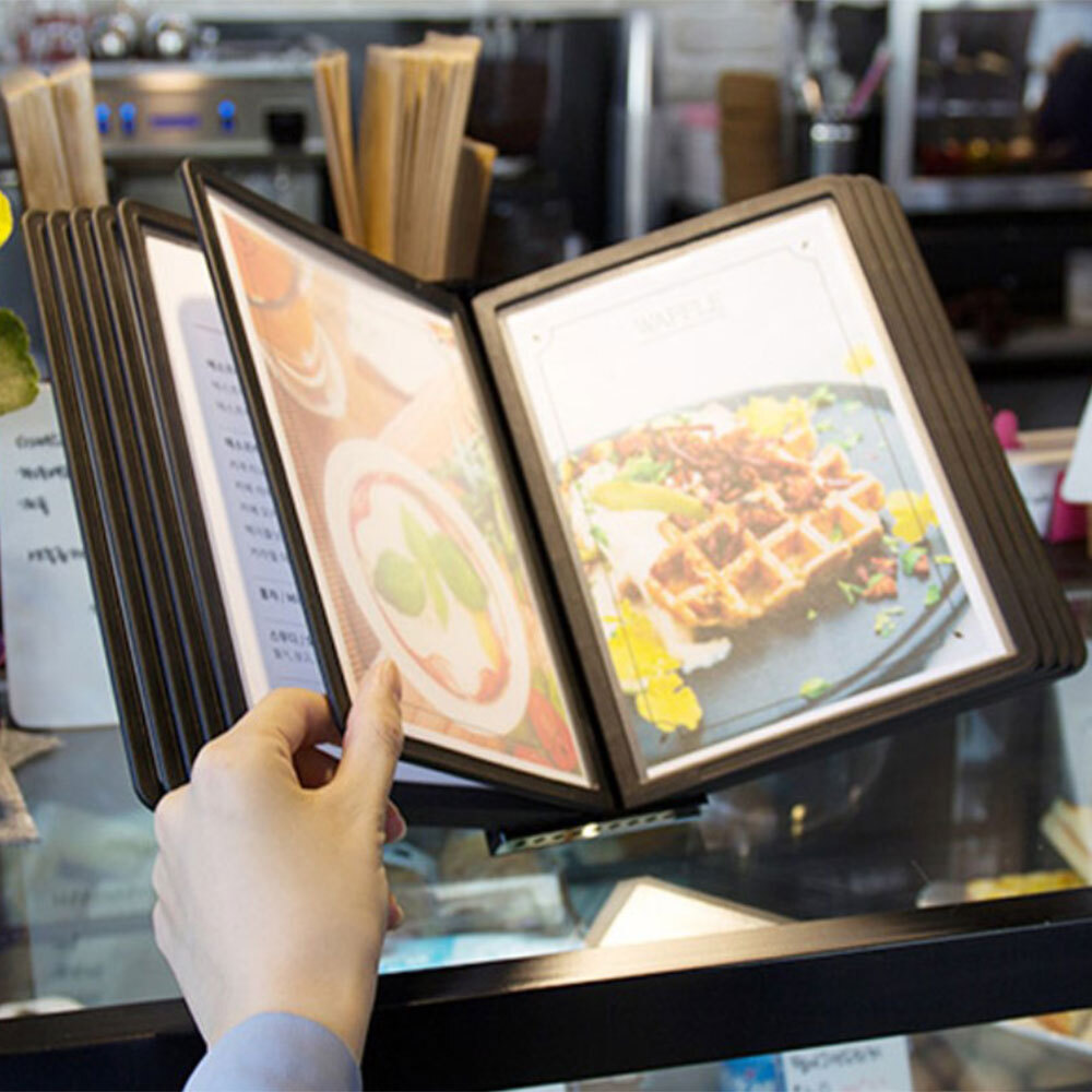 A5 책자 메뉴판 테이블 스탠드 책 메뉴북 가격표 미용실 피부샵 카페 레스토랑 커피숍 메뉴책 메뉴 케이스