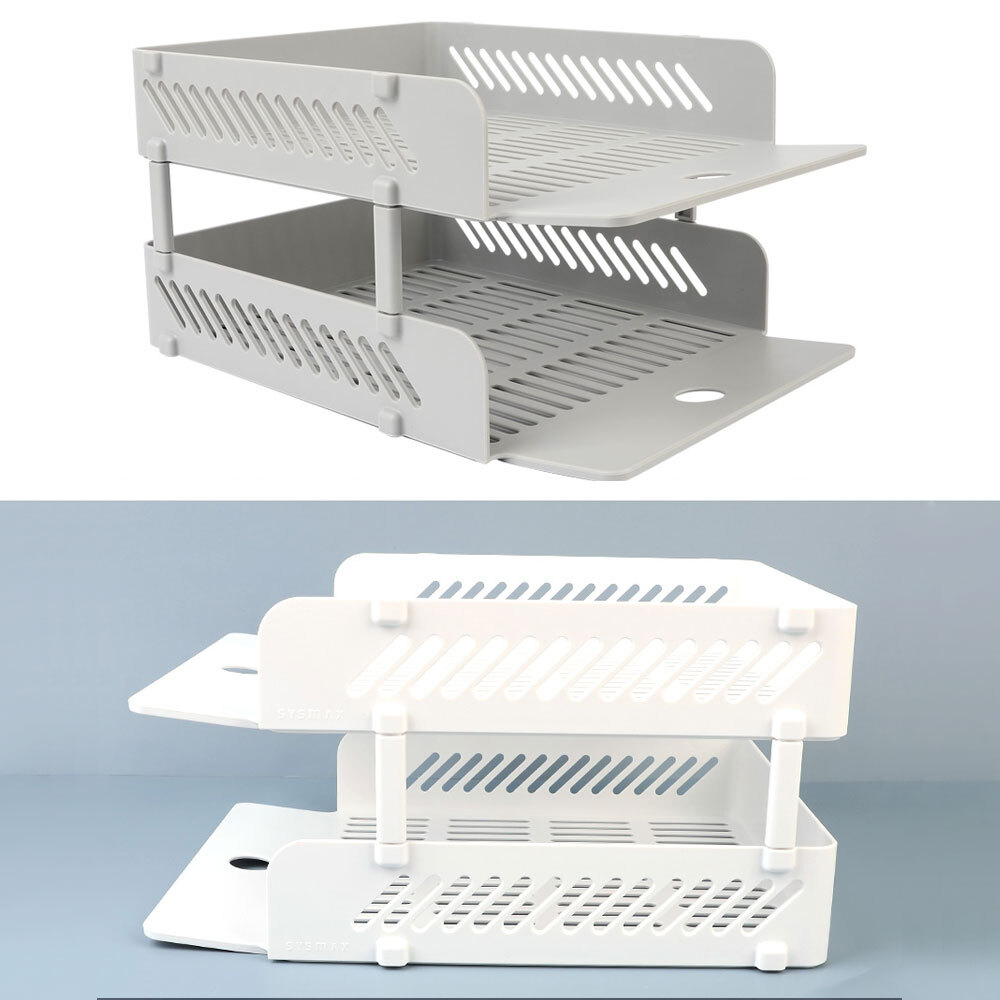 2단 오픈 서류함 파일함 지류함 문서함 서류 정리함 지류 보관함 서류 트레이 정리대