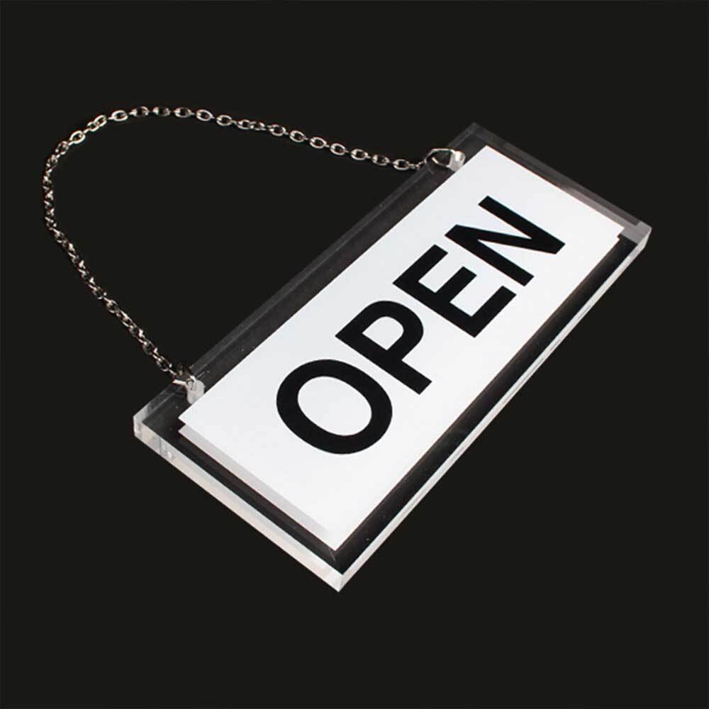 OPEN CLOSE 팻말 오픈클로즈 문패 안내판 OPEN CLOSED