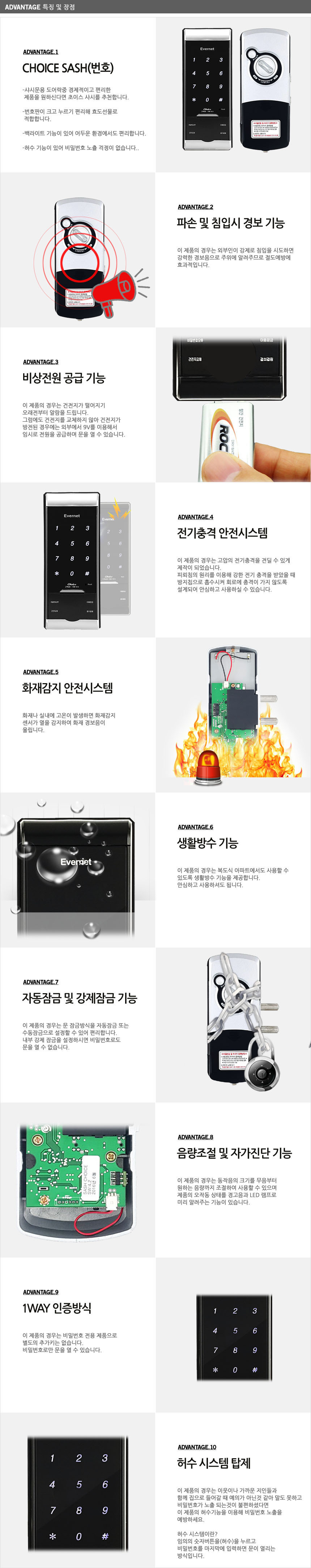 New Doorlock EVERNET Free Shipping Chassis Door Nu