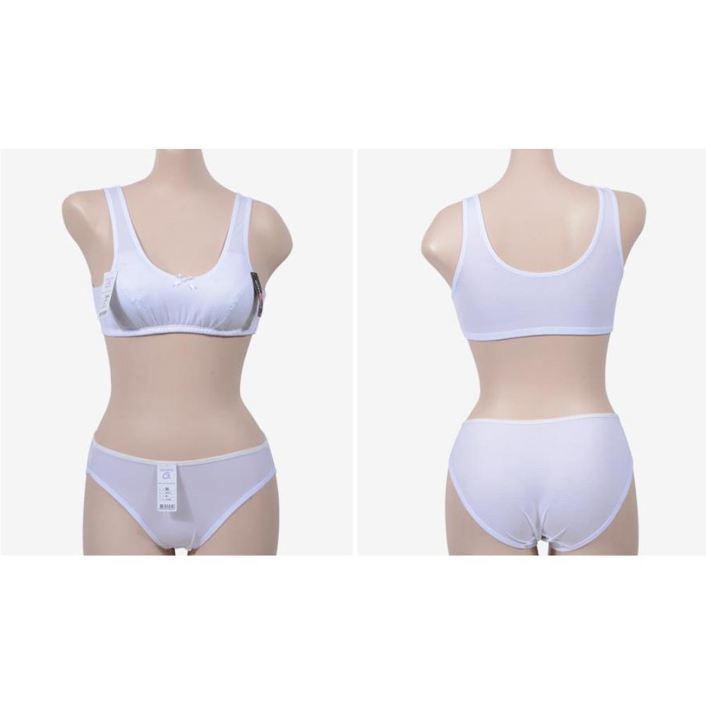 에어로쿨 쾌적착용 초등학생 브라 팬티 1단계브라세트 1단계브라 초딩속옷 스포츠브라세트