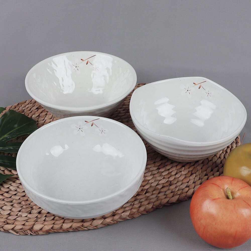 안개꽃 비빔밥 그릇 덮밥 그릇 국수 라면기 우동기 멜라민 GG 신한식볼 5 6640