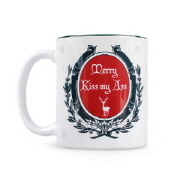 [홍콩 Toynary] Toynary Funny Mug_Merry Kiss My Ass (7680)