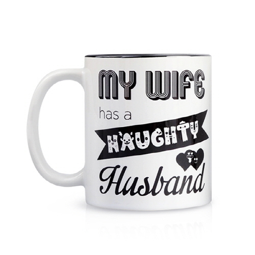 [홍콩 Toynary] Toynary Funny Mug_My Wife Has A Naughty Husband (7681)