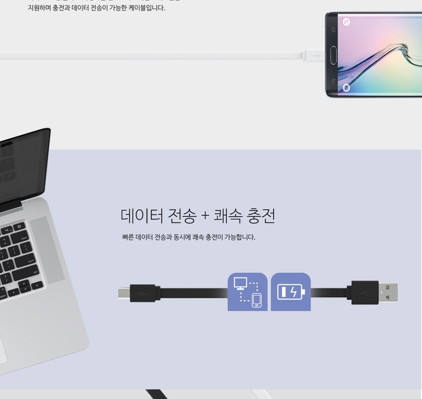 USB-25 2m high-speed charge cable long line 5-pin 