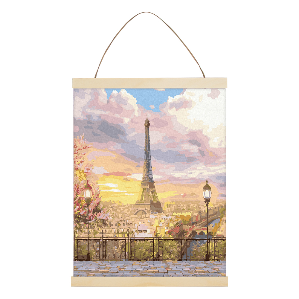 아트조이 DIY 행잉 명화그리기 (족자형) 봄의 에펠탑 40X50cm