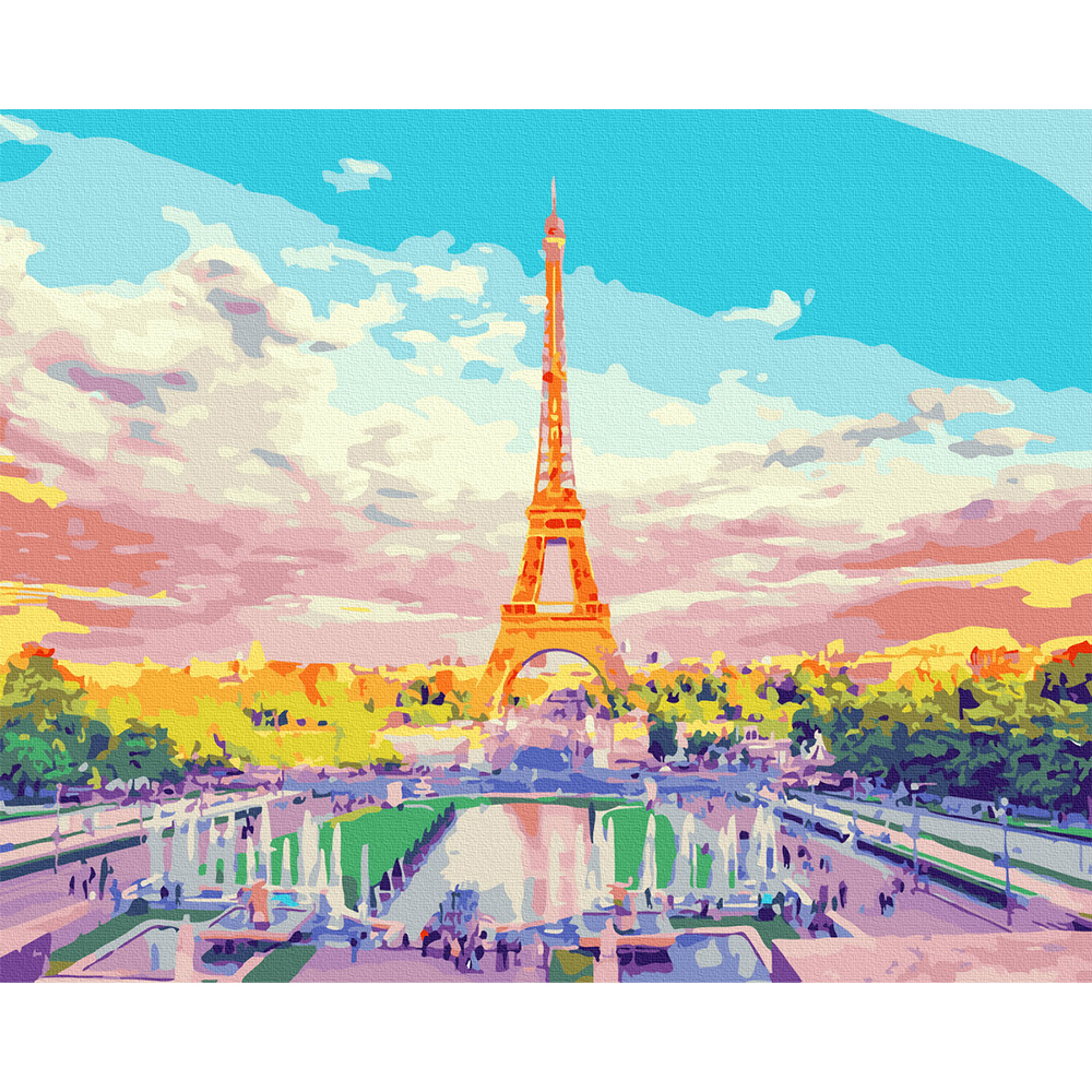 아트조이 DIY 명화그리기 에펠탑 광장 40x50cm