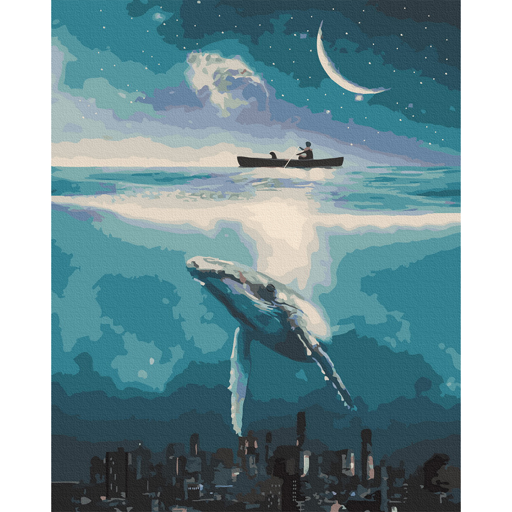 아트조이 DIY 명화그리기 고래와 바다 40x50cm