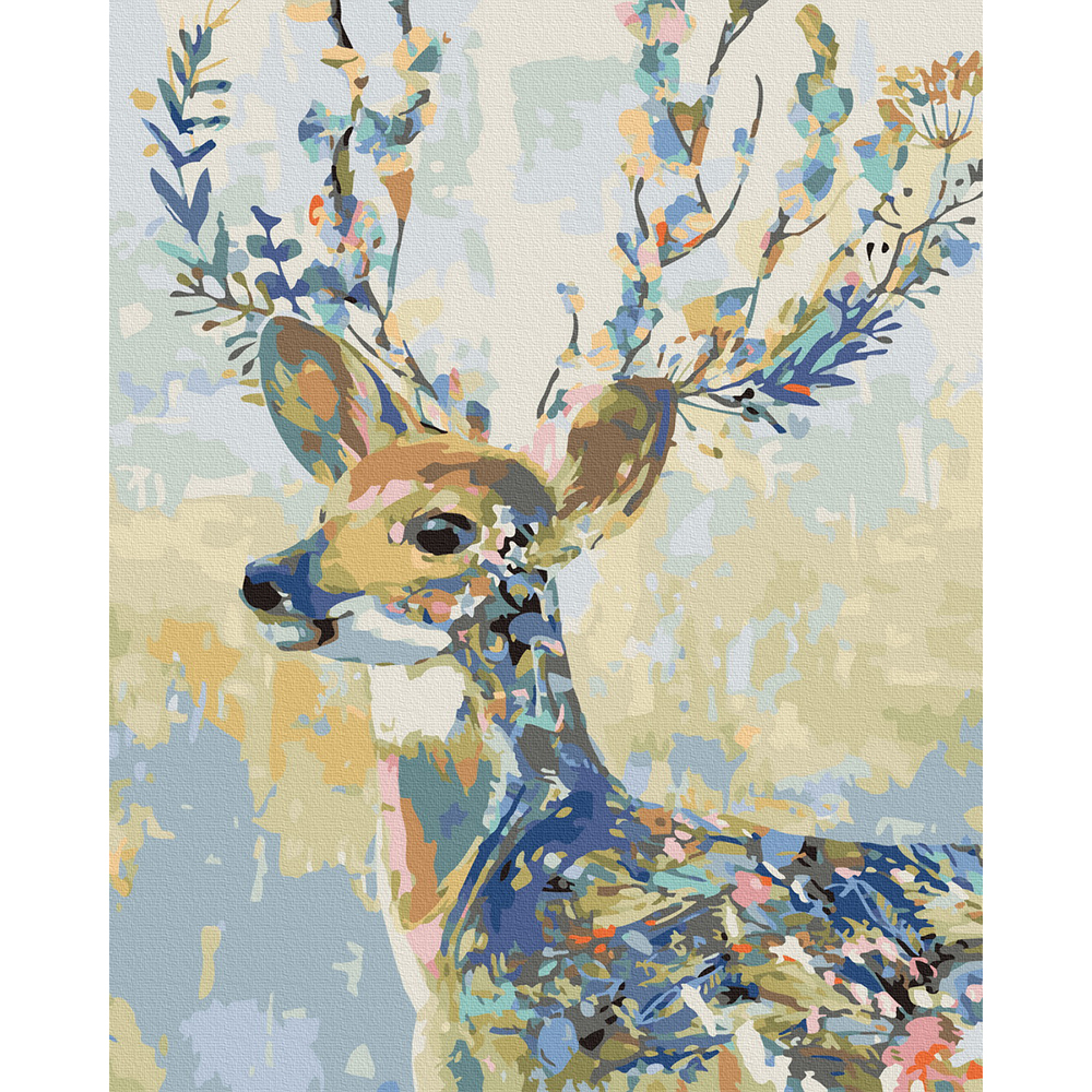 아트조이 DIY 명화그리기 컬러풀 꽃사슴 40x50cm
