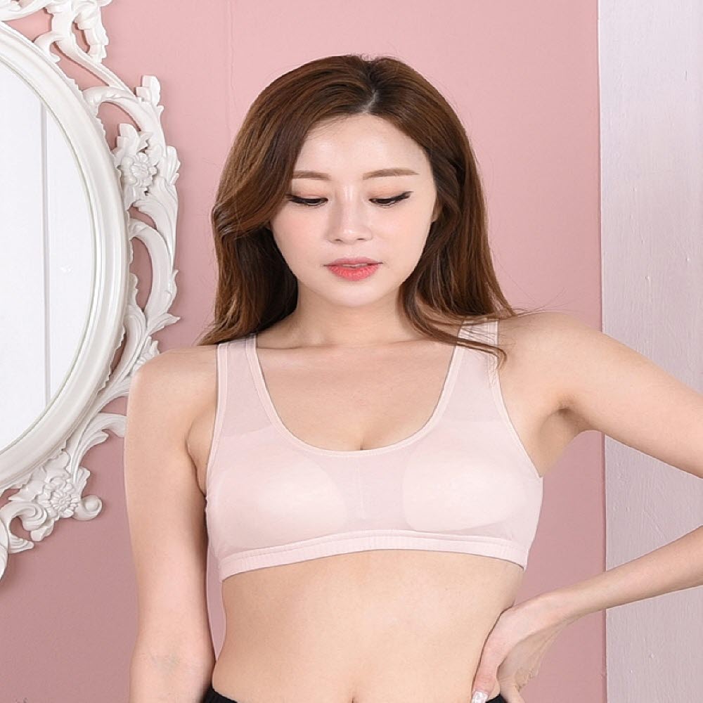 스포츠 탑브라 2XL 흰색 운동브라 스포츠이너웨어