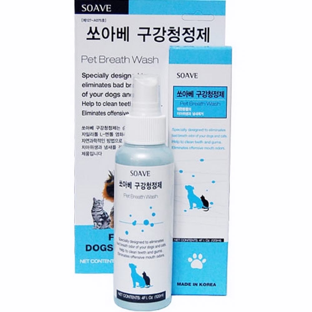 구강청정제 120ml 강아지위생용품 애견양치