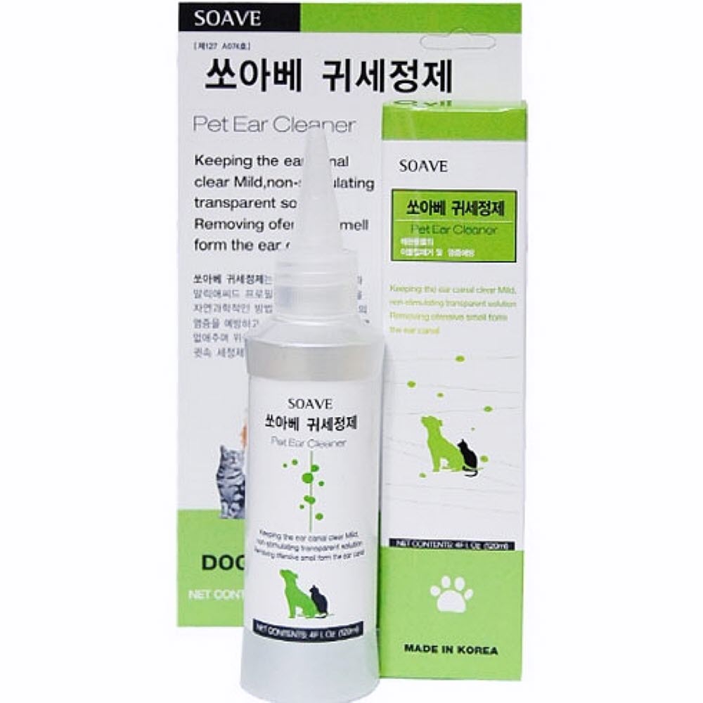 귀세정제 120ml 애견이어클리너 강아지귀클리너