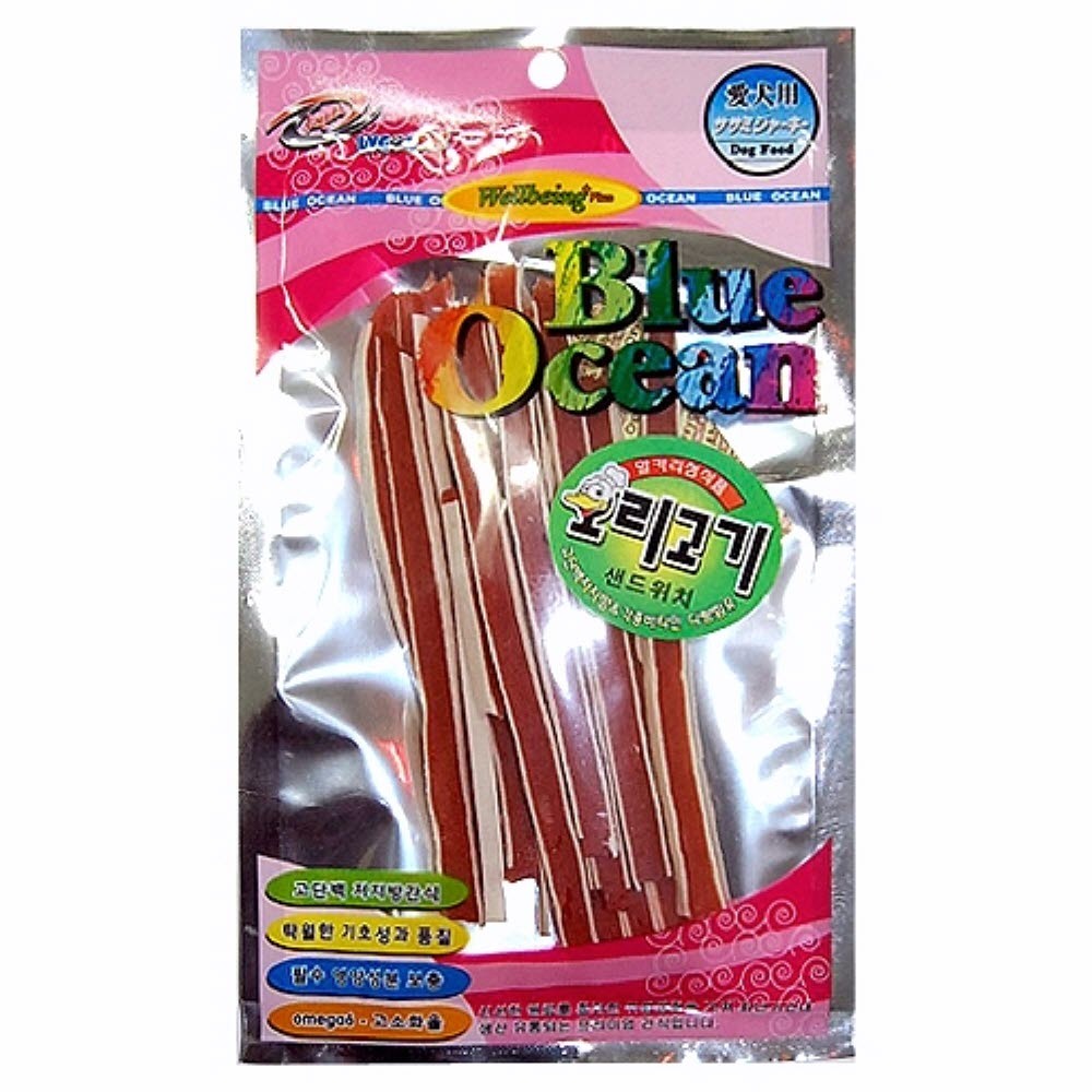 오리고기 샌드위치 70g 시바견간식 애완견간식