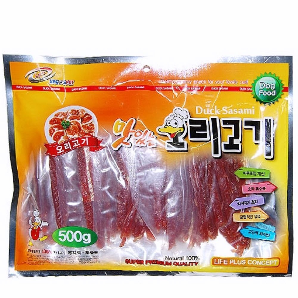 슬라이스 500g 애견육포 반려견육포