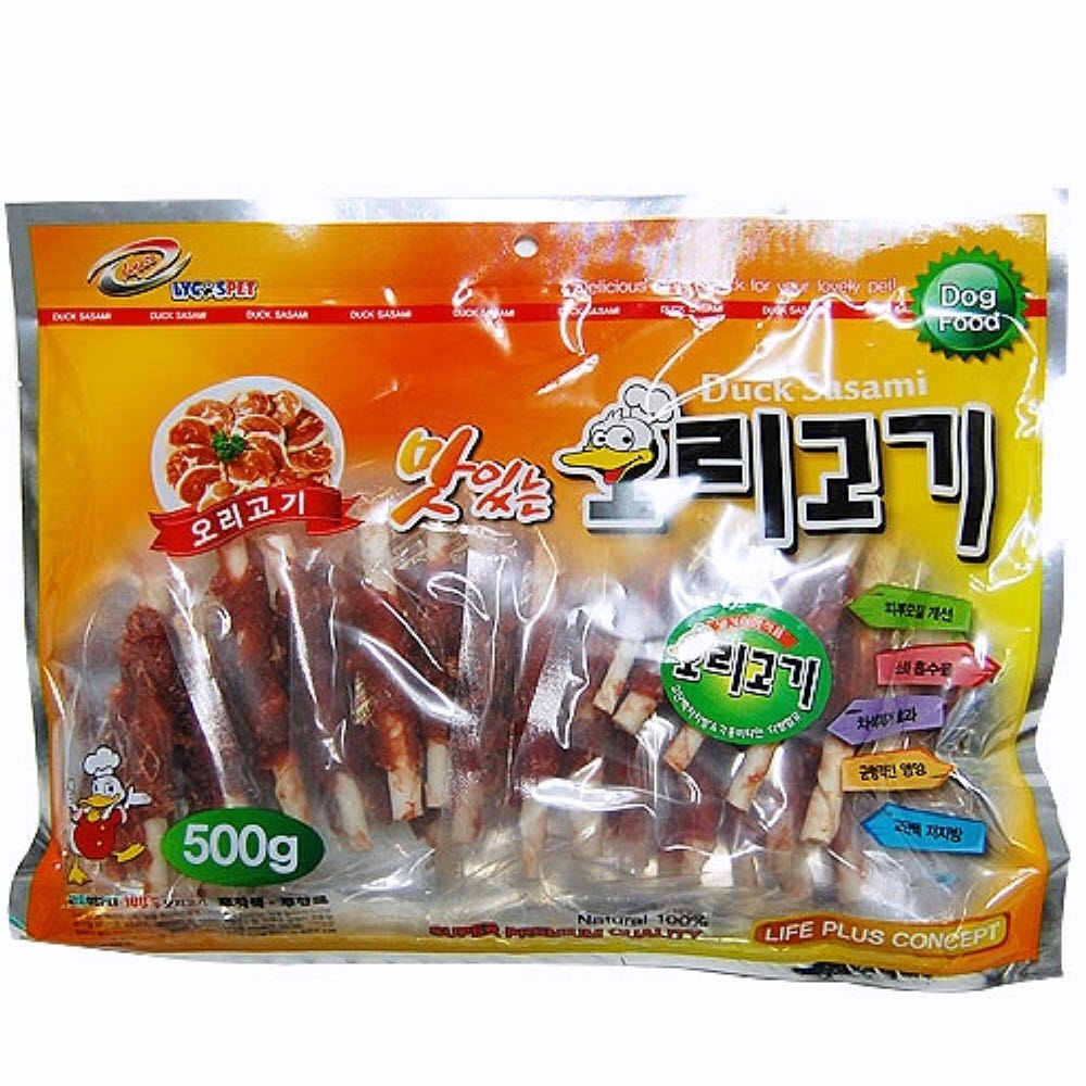 스틱사사미 껌 500g 애견식품 반려견영양식