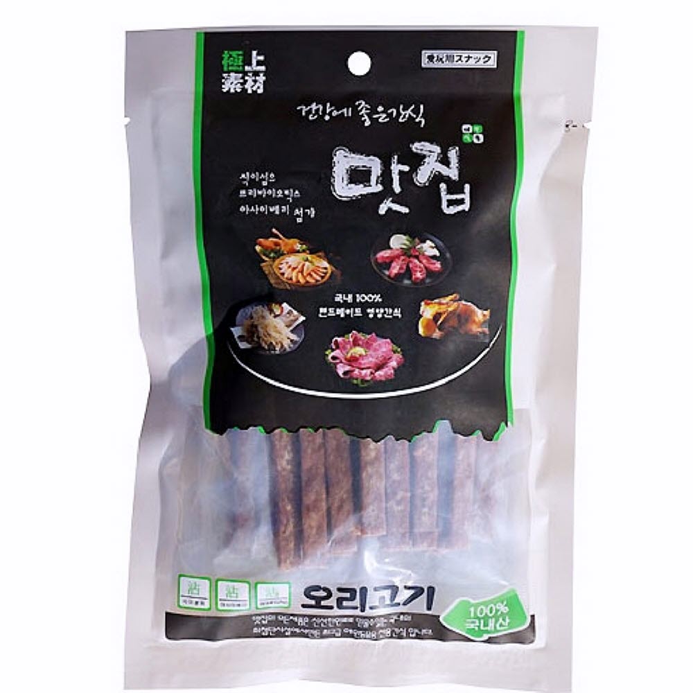 맛집 져키 100g 오리 강아지고급간식 강아지가좋아하는간식