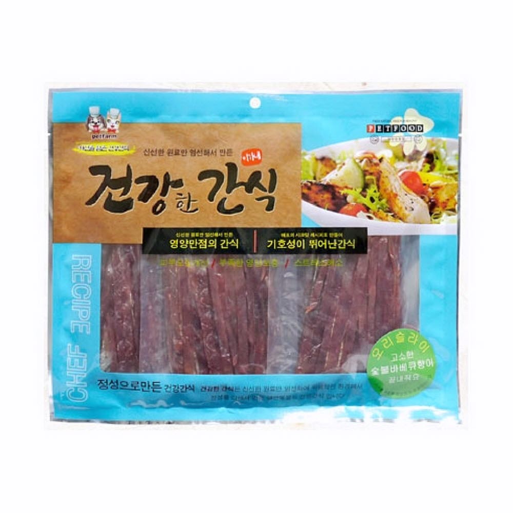 300g 오리 슬라이스 강아지건조간식 반려견간식