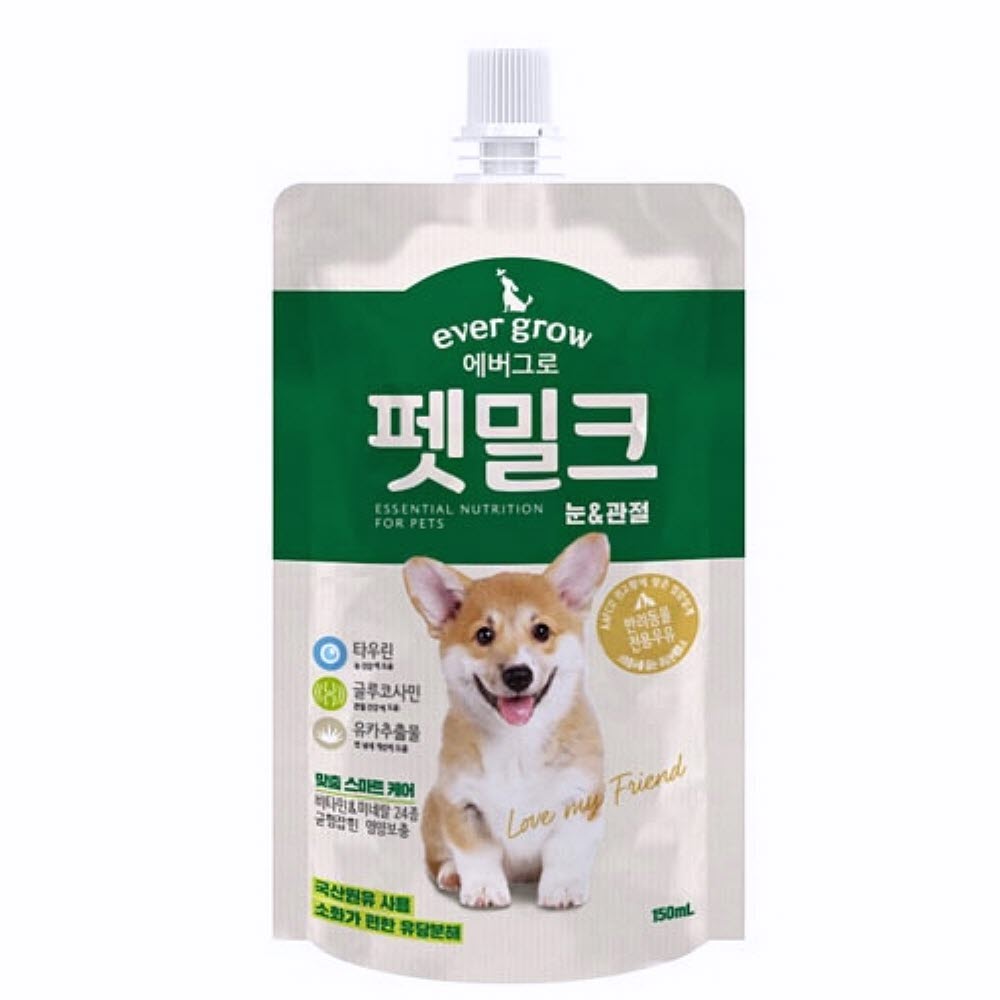 펫밀크 눈 관절 150ml 포메라니안간식 말티즈간식