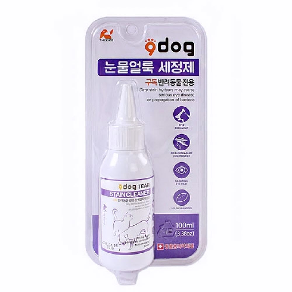 눈물얼룩 세정제 100ml 이어크리너 애견귀세정제