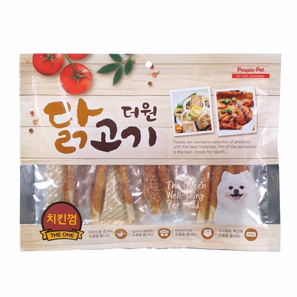 닭고기 우유 치킨껌 300g 강아지고급간식 중형견간식