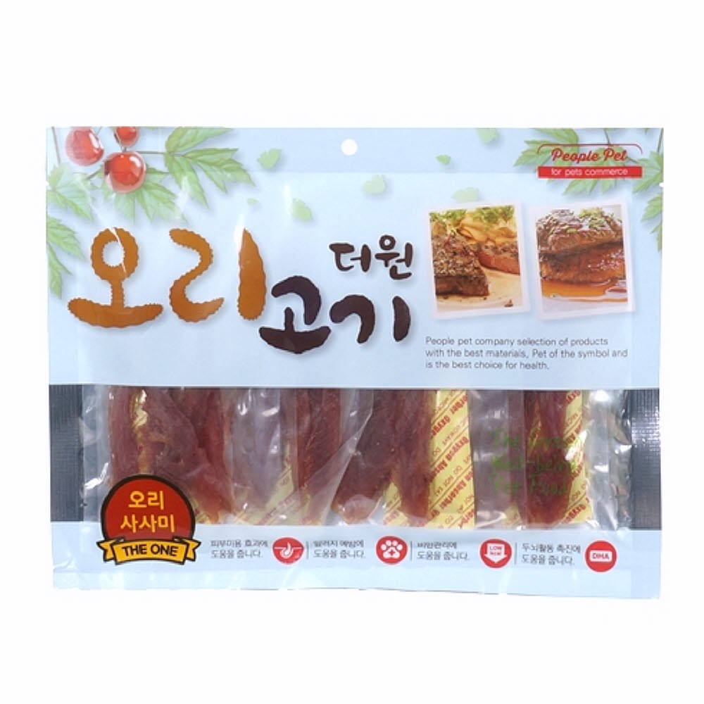 오리고기 오리 사사미 300g 강아지육포 애견간식