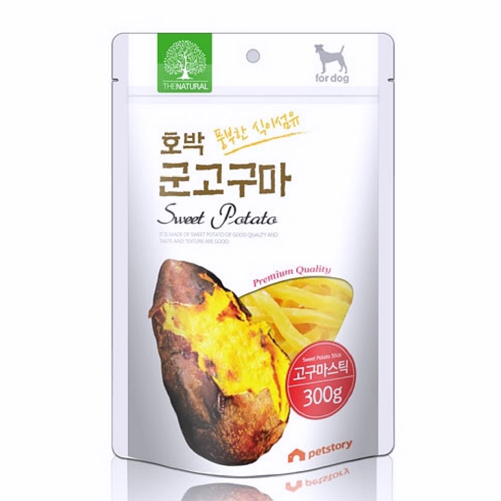 호박 군고구마 스틱 300g 애완견간식 애완동물수제간식