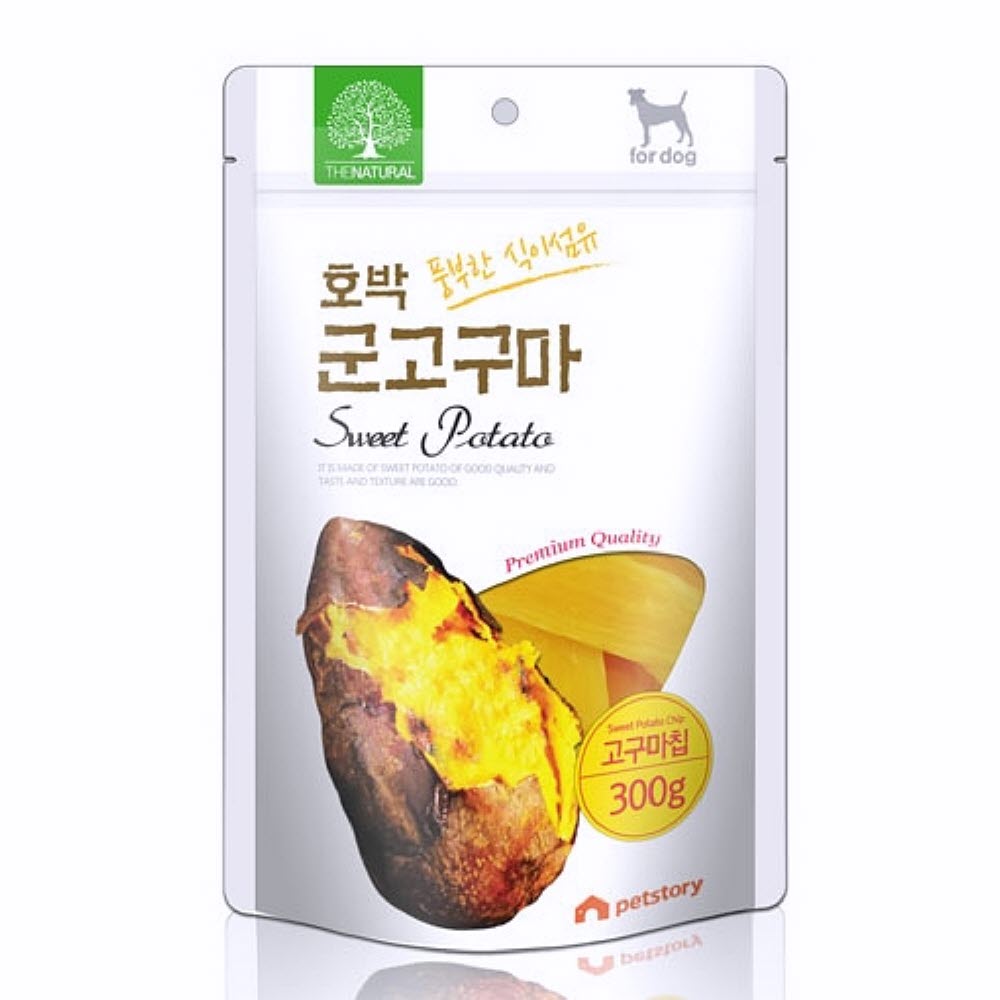 호박 군고구마 칩 300g 펫간식 반려견영양간식