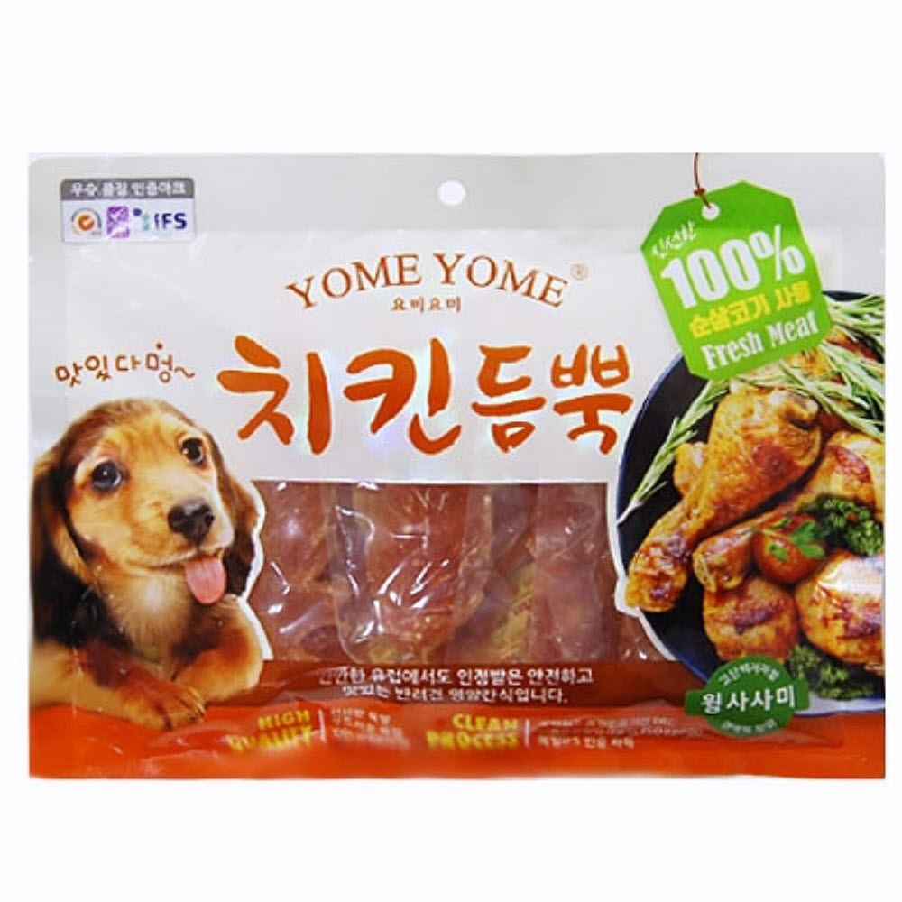 치킨듬뿍 400g 윙사사미 펫간식 강아지용간식