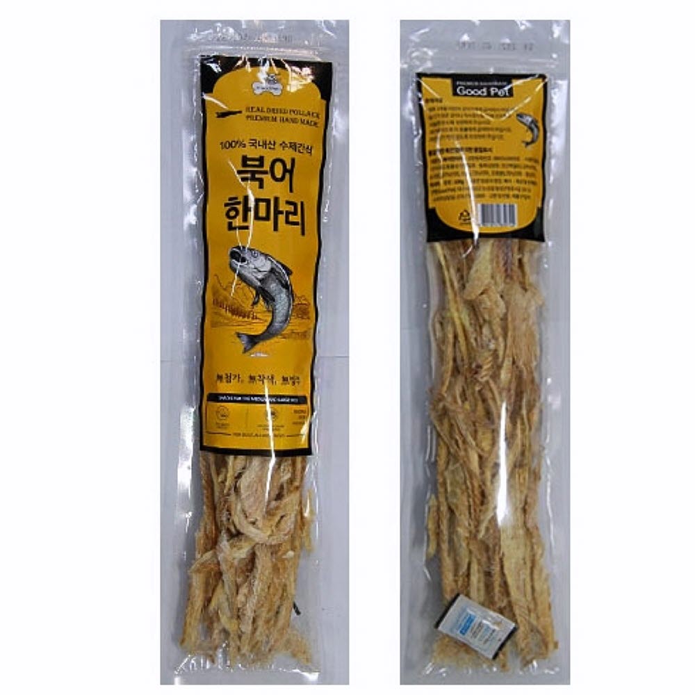 북어 한마리 100g 강아지 간식 스틱 영양간식