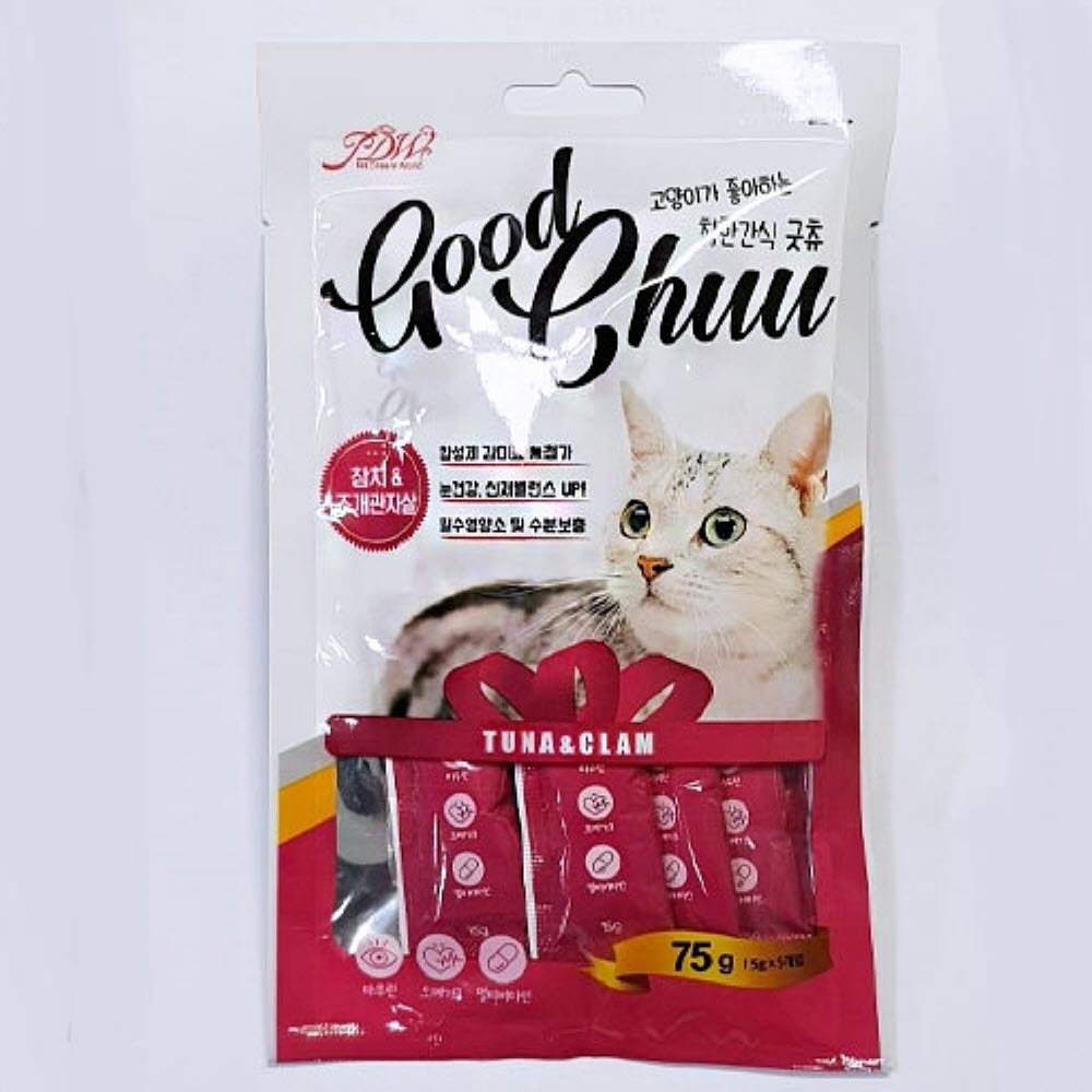 75g 참치 조개관자살 15g5개 냥이캔 아기고양이먹이