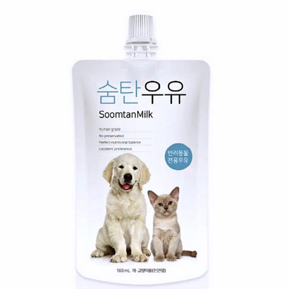 숨탄 우유 180ml 펫우유 아기강아지우유